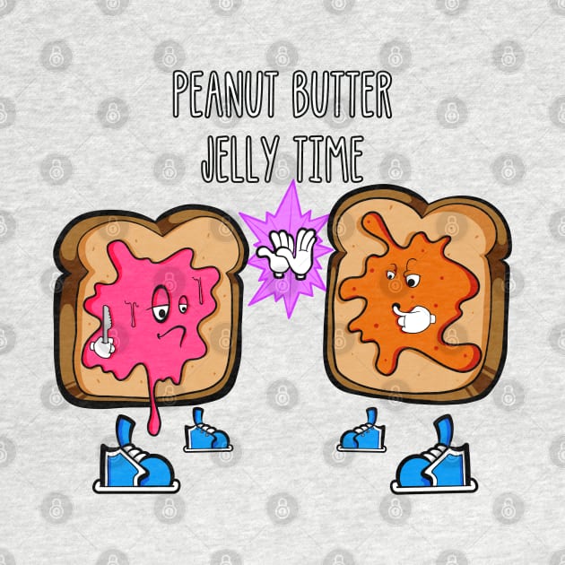 Peanut Butter & Jelly Besties by Art by Nabes